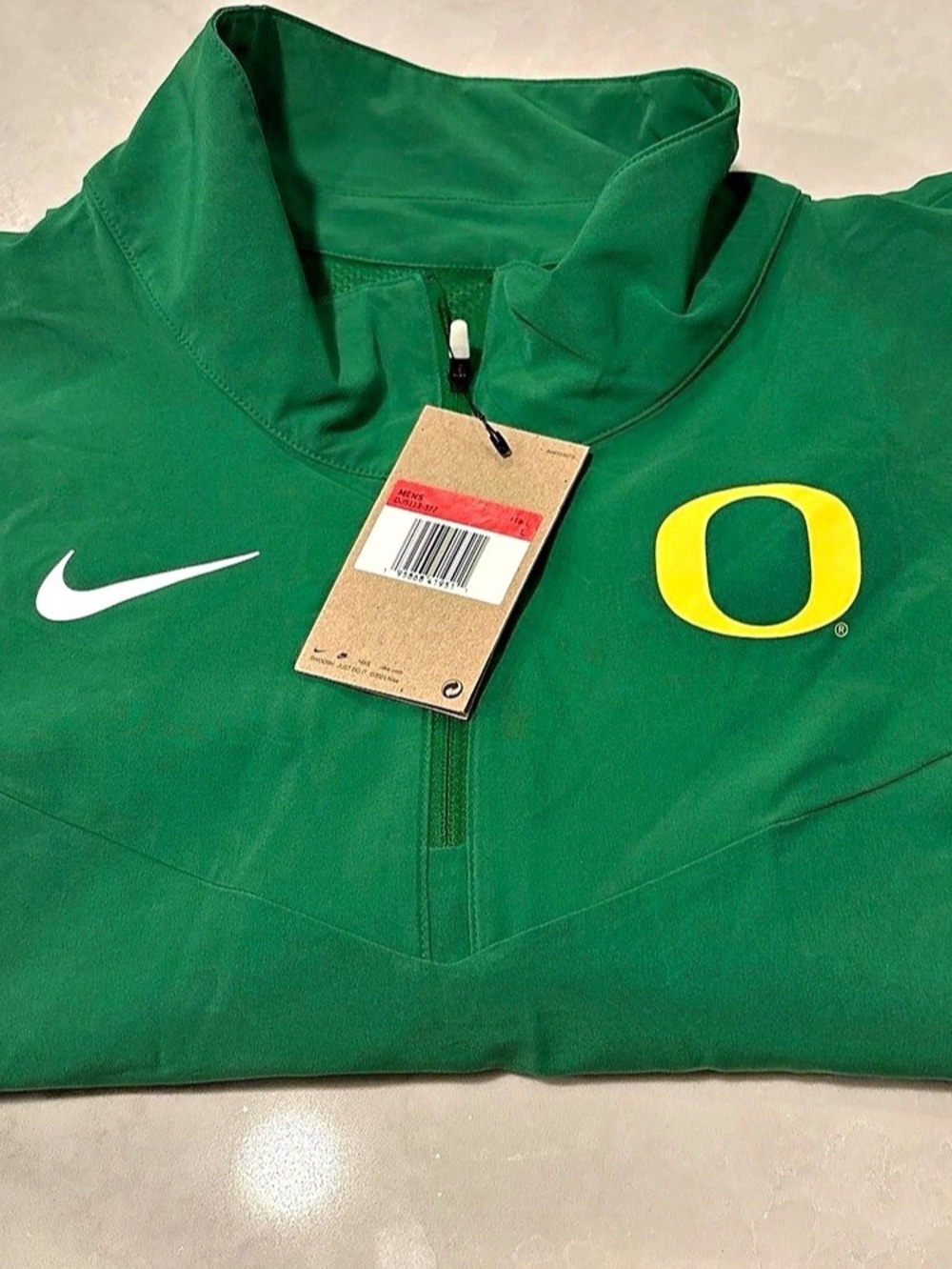 Nike Oregon Ducks Sideline Jacket Green & White Men's Large